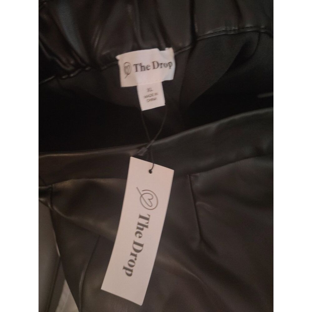NWT The Drop Womens Aiden Vegan Leather A-line Mini Skirt Size XL Punk Rock Goth - Picture 6 of 7